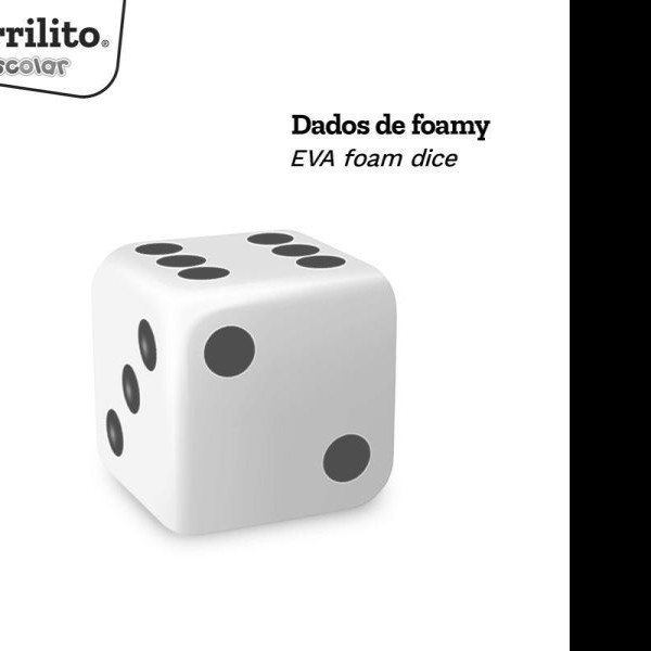 DADOS DE FOAMI JUMBO 50X50X50MM. BARRILITO E12 C576